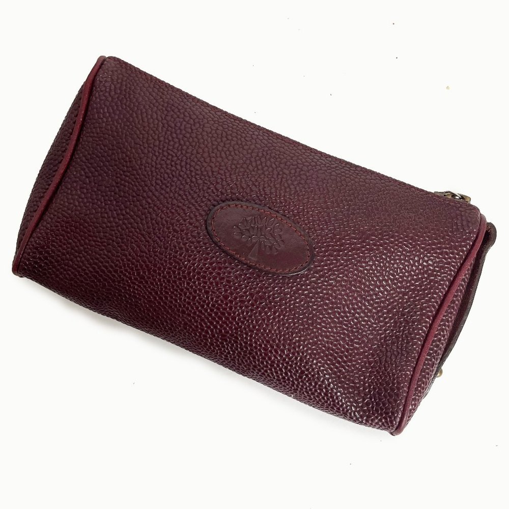 Mulberry Clutch Bag Pouch Caviar Leather Vintage